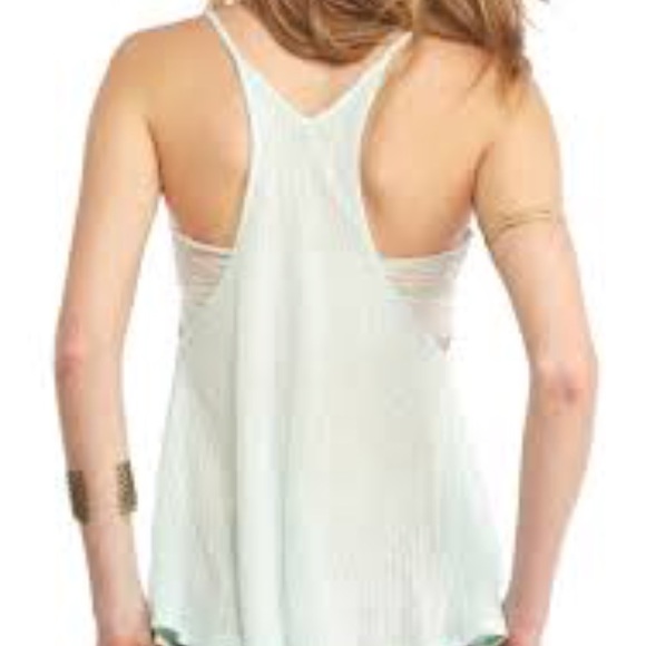 New Free People Ribbed Knit Wear Me Now Tank SZ S - Picture 5 of 6